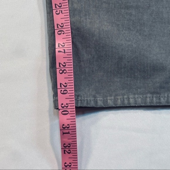 GAP 1969 Grey Corduroy Straight Fit Jeans Size 38 - Picture 5 of 6